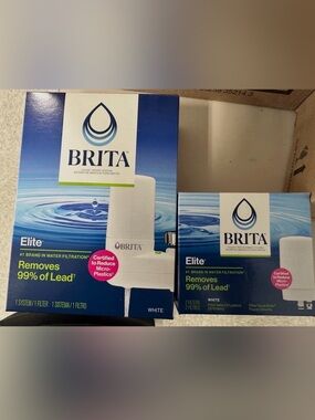 Brita Elite Filteration system with box of filters